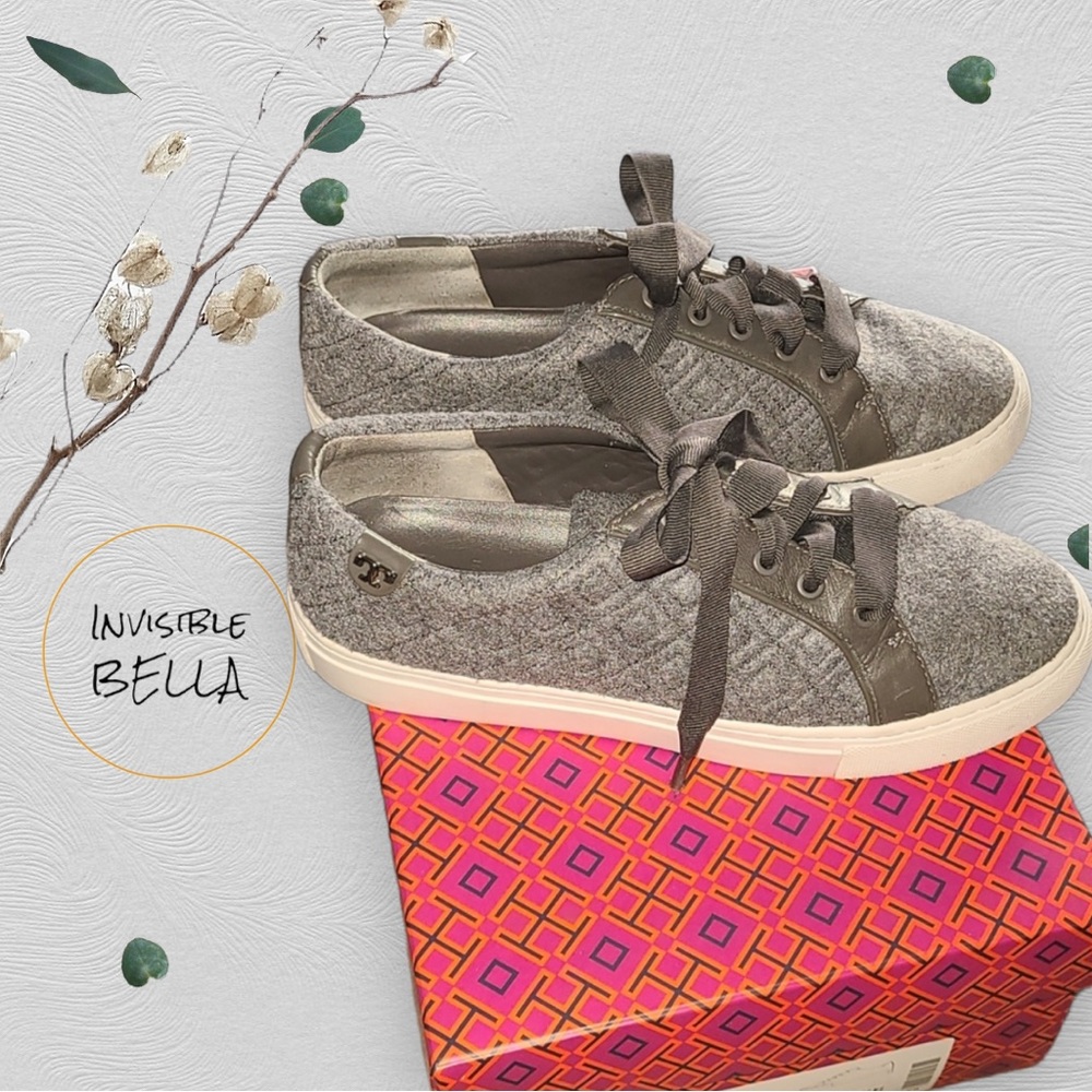 Tory Burch Dovestone Quilted Sneakers